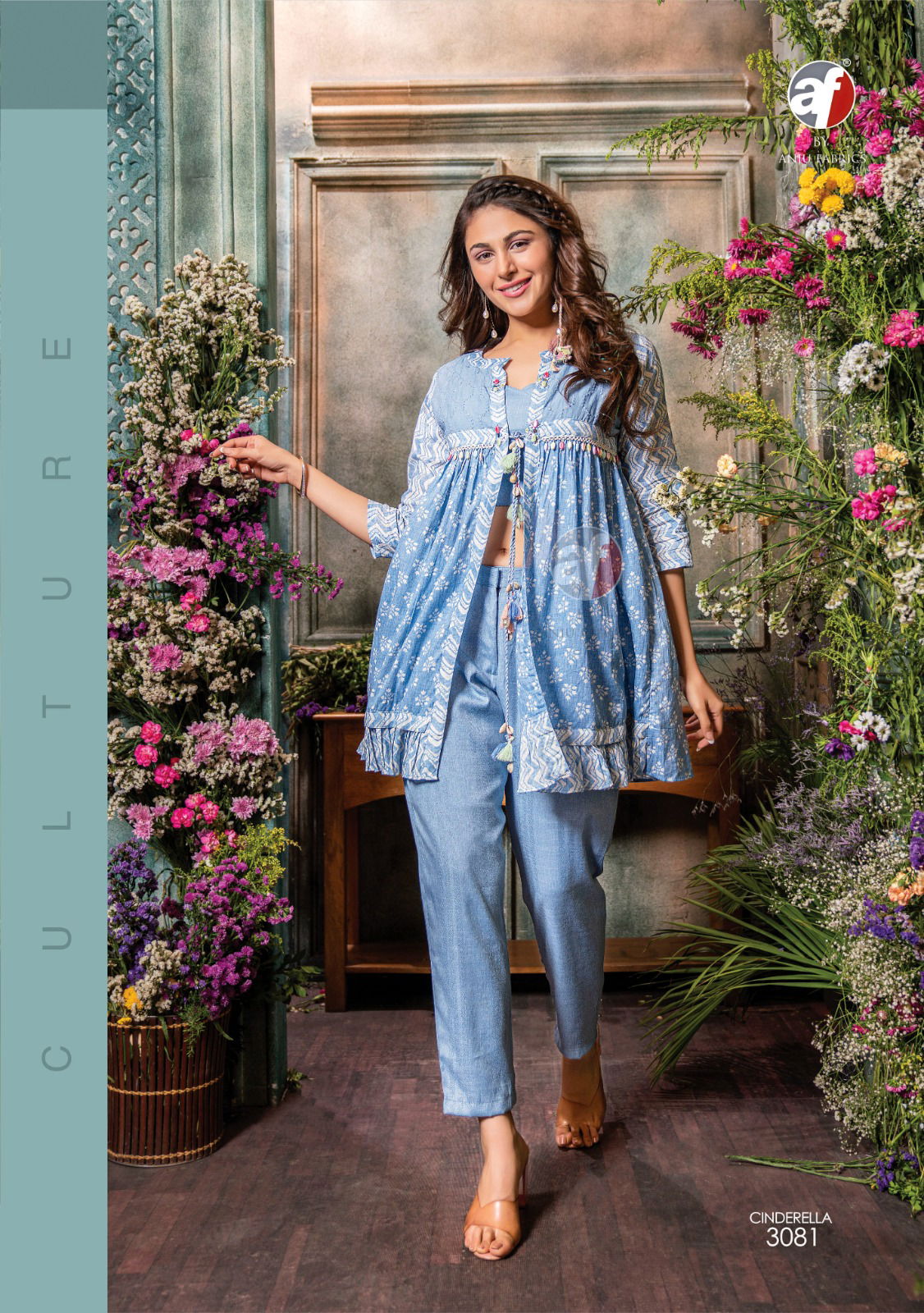 Cindrella Vol 3 By Anju Designer Party Wear Kurti With Bottom Wholesale Shop In Surat